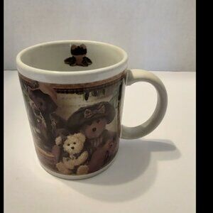 Boyds Bears & Friends Teddy Bears  Frog Fishing In A Canoe Coffee Cup Mug (GS3)